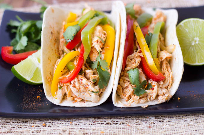 Crockpot Chicken Fajitas