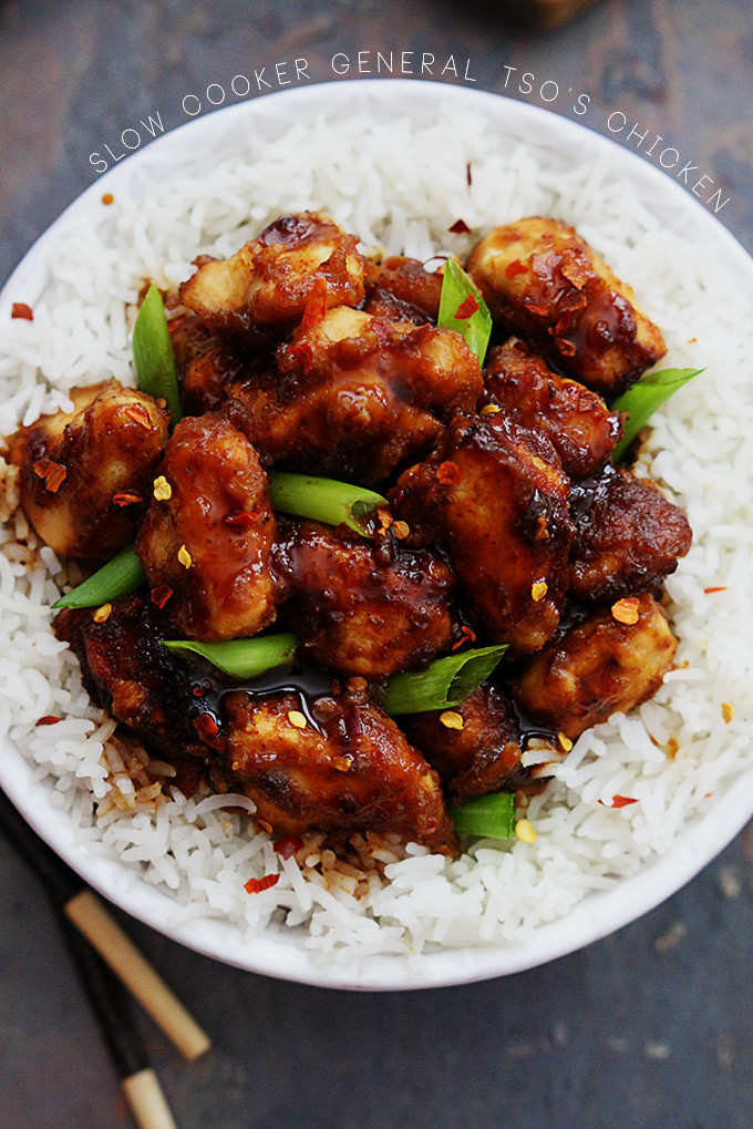 Slow Cooker General Tso's Chicken